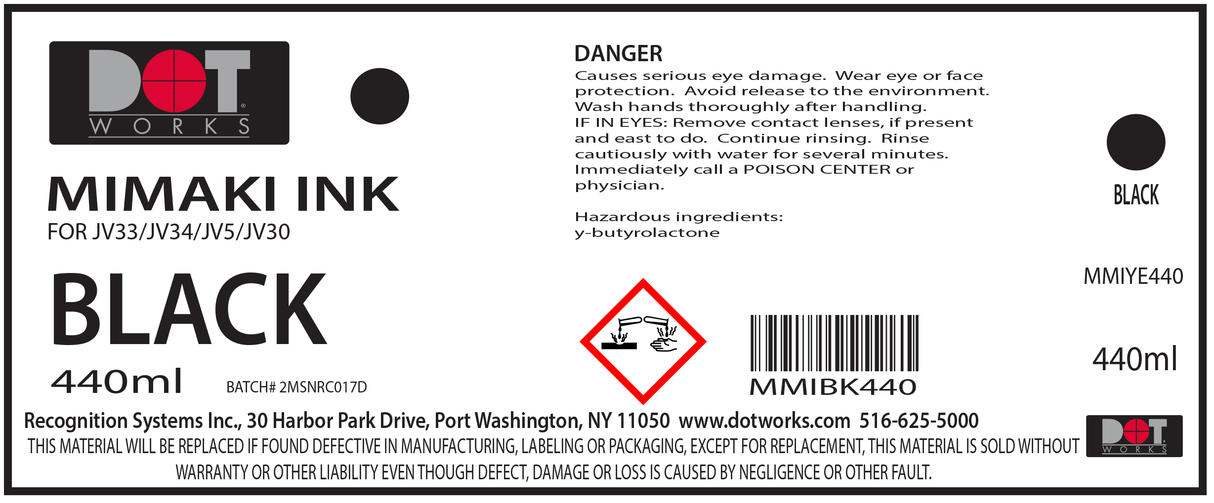 Mimaki JV Compatible EcoSol Inks 440 ml