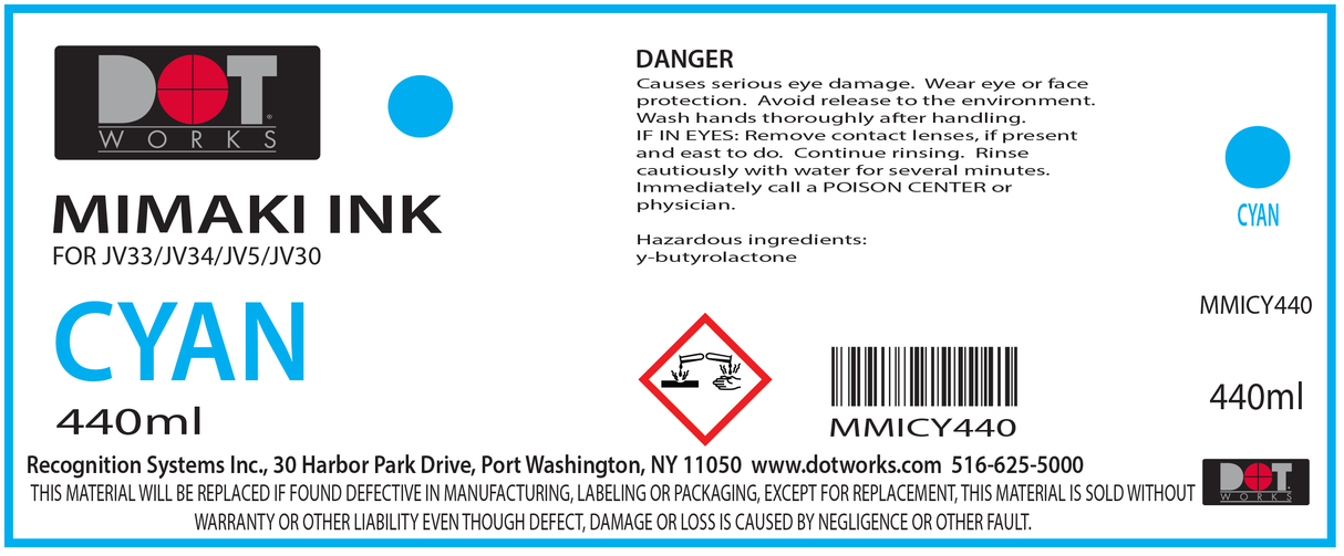 Mimaki JV Compatible EcoSol Inks 440 ml