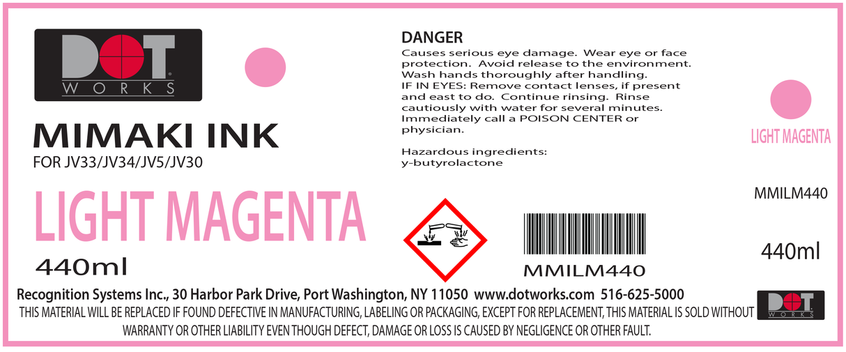 Mimaki JV Compatible EcoSol Inks 440 ml