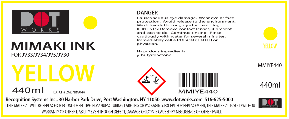 Mimaki JV Compatible EcoSol Inks 440 ml