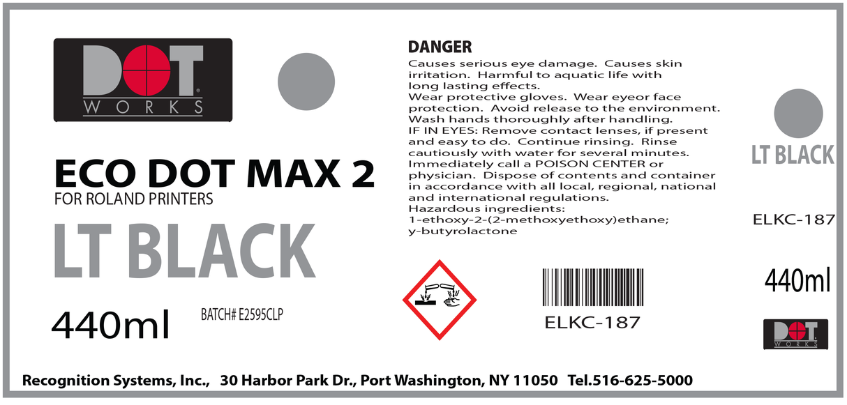 Eco Dot Max 2 Ink - 440 ml for Roland Printers