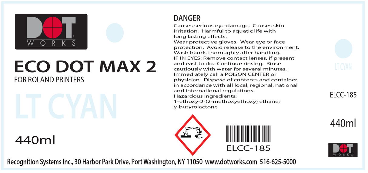 Eco Dot Max 2 Ink - 440 ml for Roland Printers