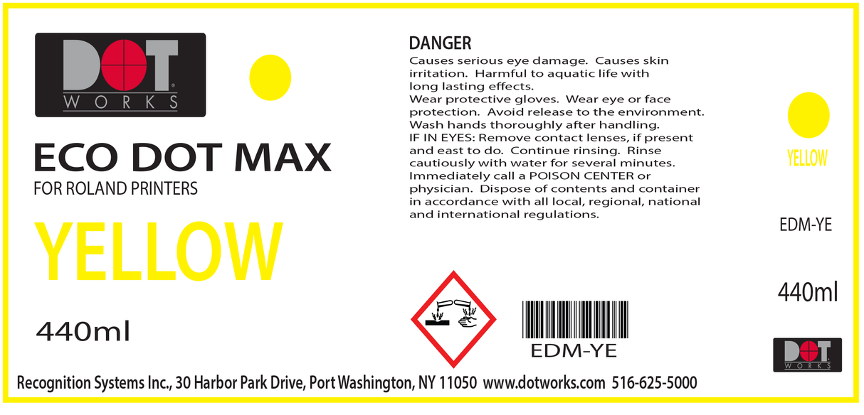Eco Dot Max Ink - 440 ml for Roland Printers