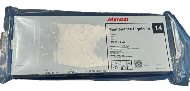 MIMAKI Maintenance Liquid 14, 220ml Cartridge