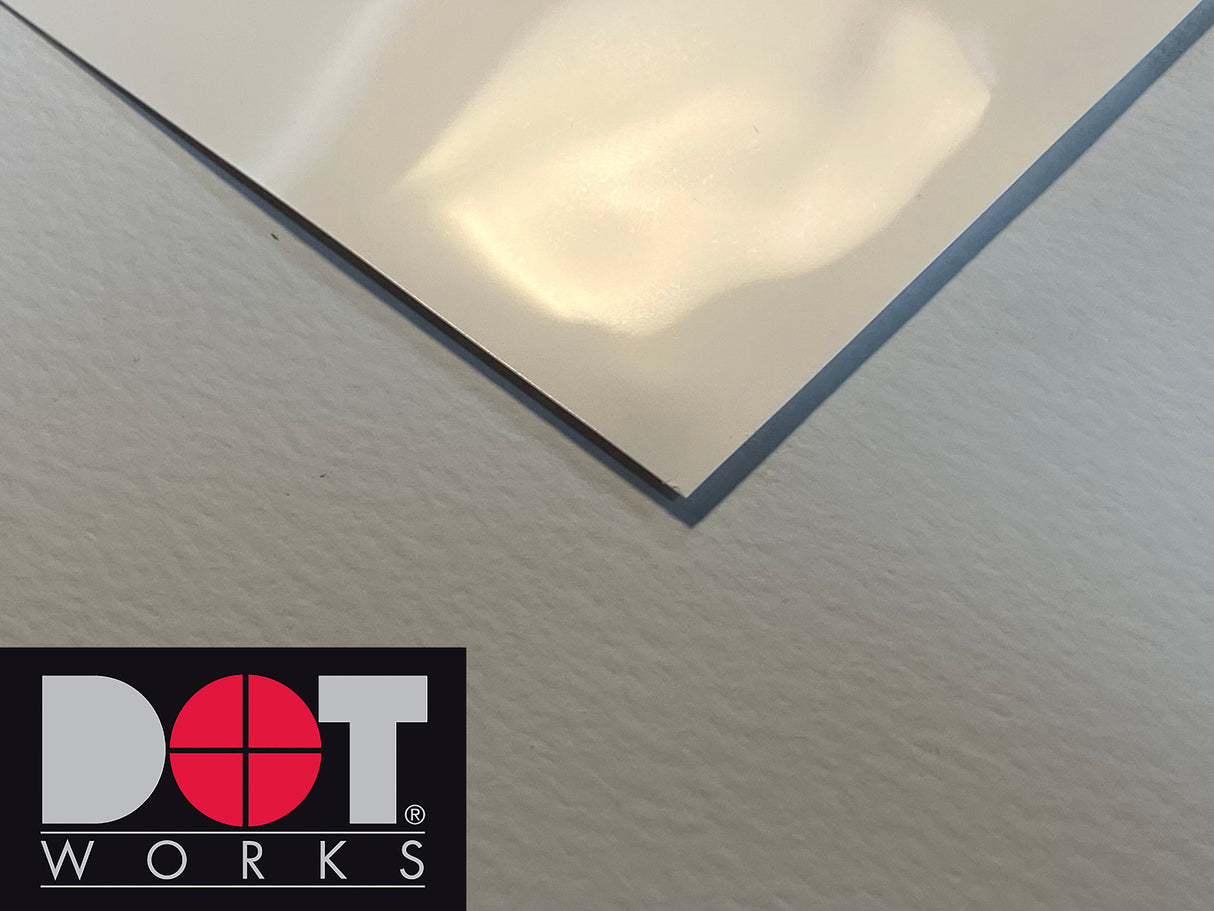 inkjet print high gloss 5 mil microporous coated, polyester film, Premium White Film, from DotWorks