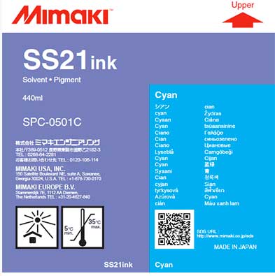 MIMAKI Ss21 Ink - 440 ml Cartridges
