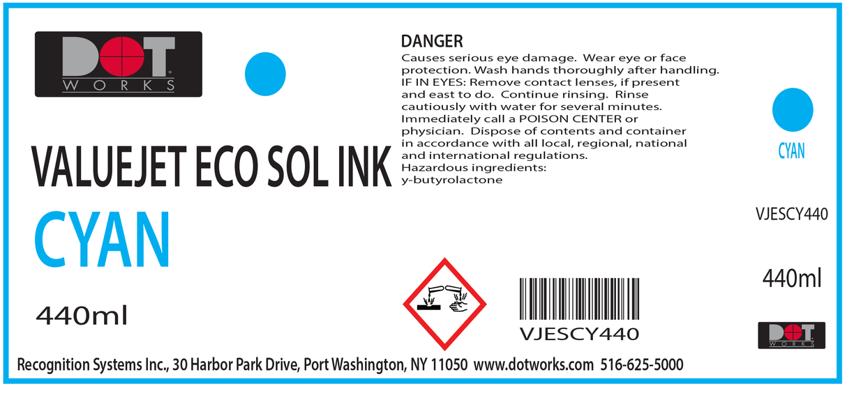 ValueJet Compatible EcoSol ink -440 ml for Mutoh Printers