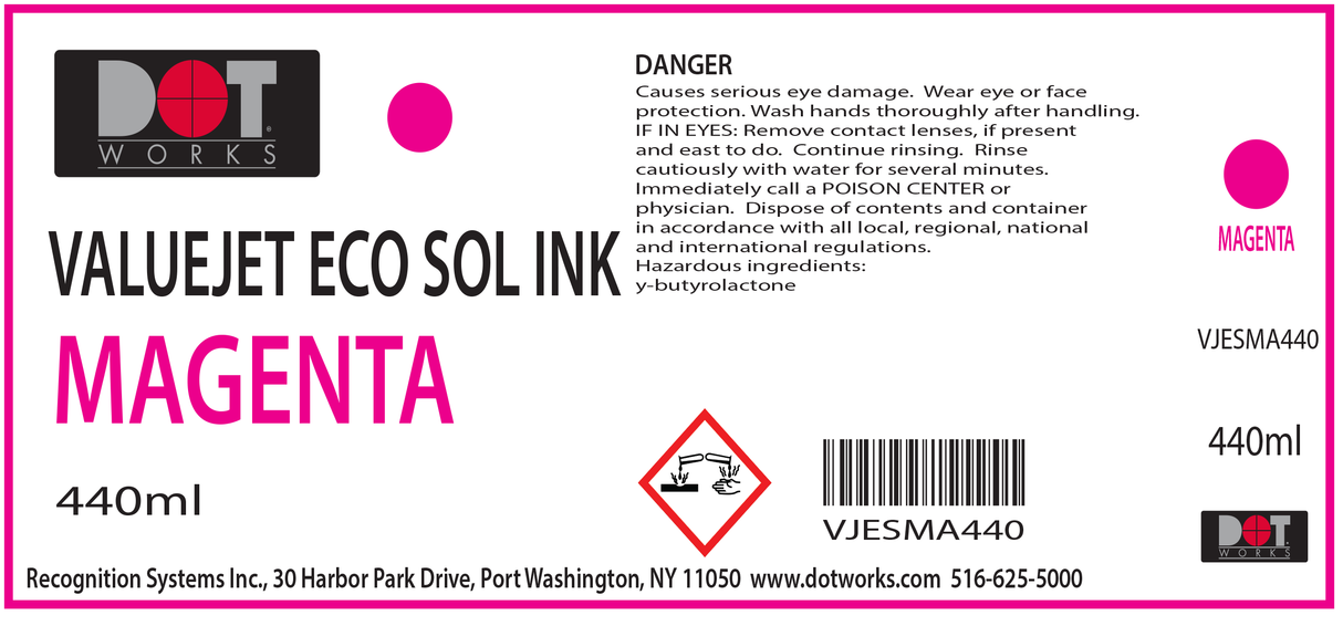 ValueJet Compatible EcoSol ink -440 ml for Mutoh Printers