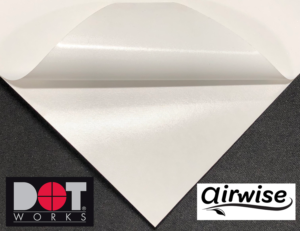 DotWorks Airwise PVC-Free Adhesive-Backed Media pull back reveal