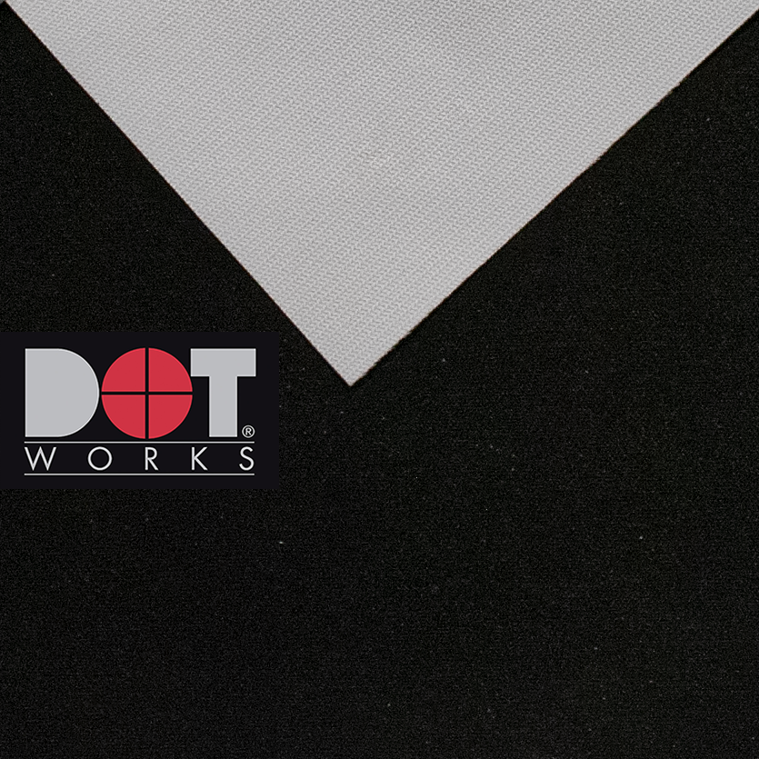DotWorks soft signage Back Drop Black Tessuto print media