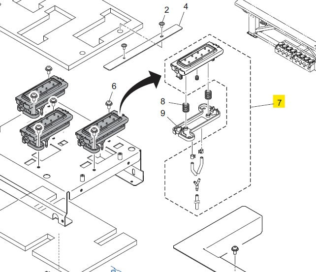 Mimaki Cap Base Assembly U -M020220