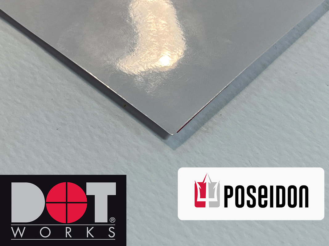 inkjet gloss clear flexible vinyl, Poseidon Static Cling in Clear or White, from DotWorks