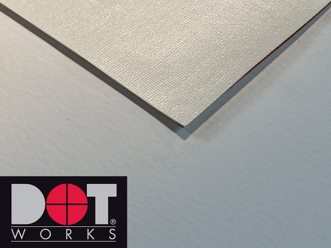 inkjet poly weave canvas with satin silver finish, Poseidon Silver Metallic Canvas, from DotWorks