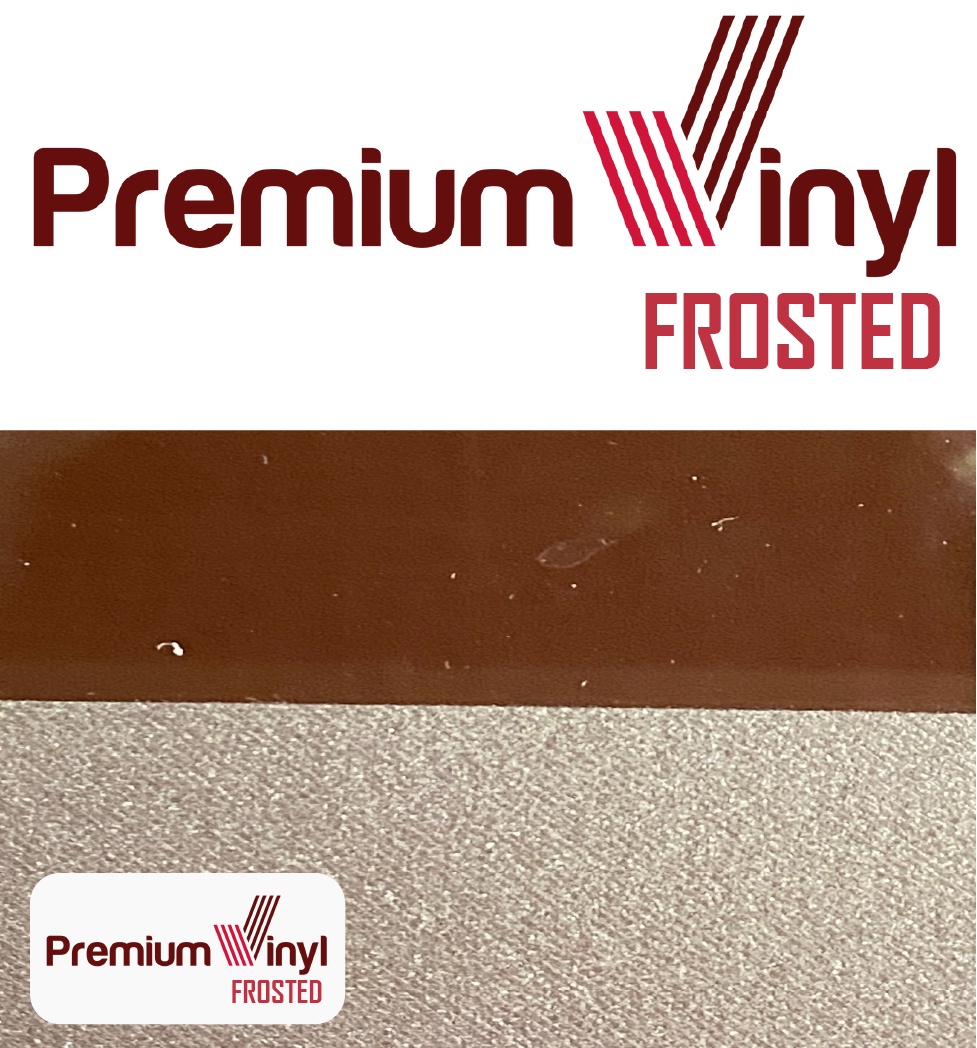 adhesive-backed frosted vinyl for inkjet, Premium Vinyl Frosted Bubble-Free, from DotWorks