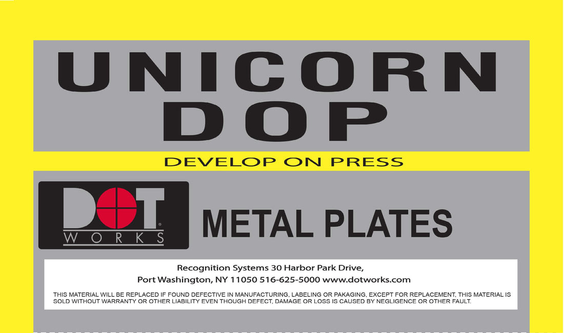 Unicorn Metal Plates