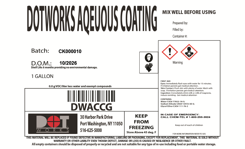 DotWorks Aqueous Gloss Work-and-Turn Coating