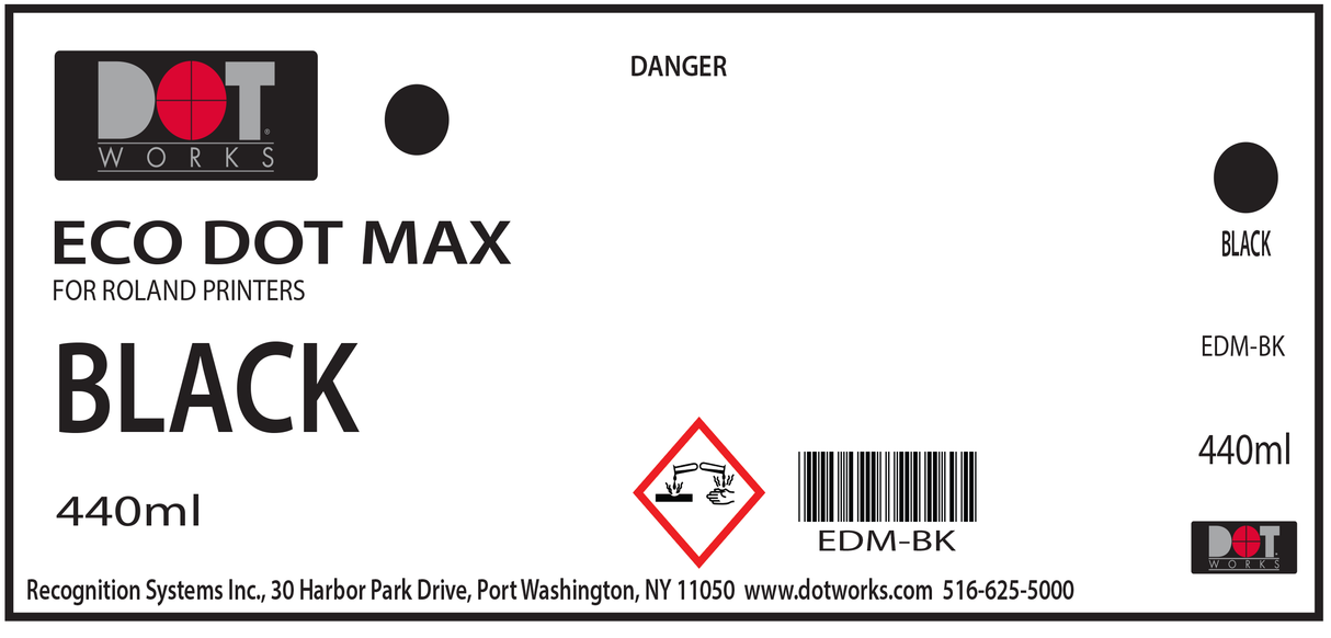 Roland-Compatible Ink, Eco-Dot, from DotWorks
