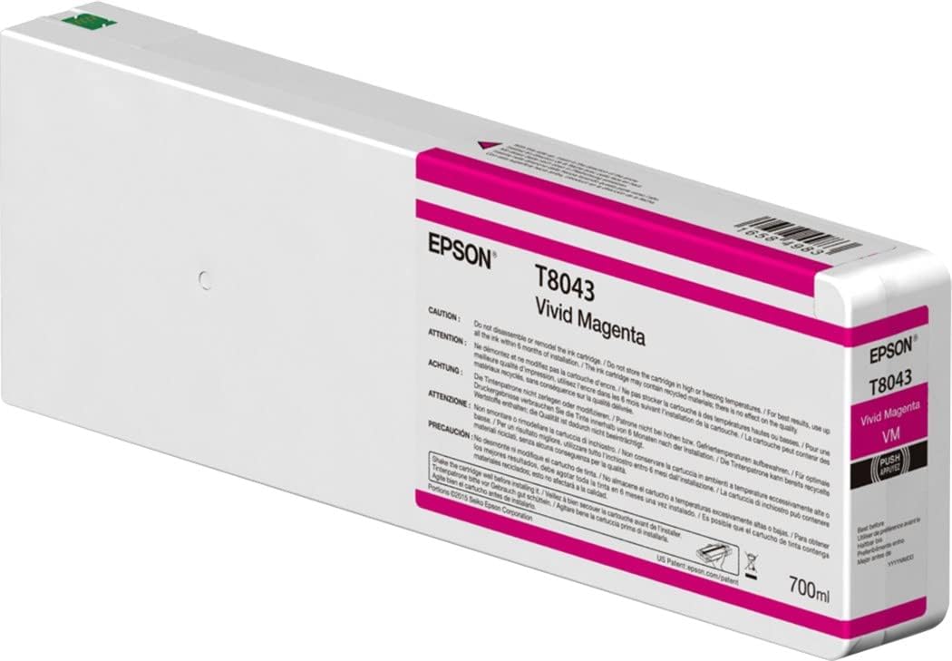 Epson UltraChrome HD and HDX Ink - 700 ml cartridge