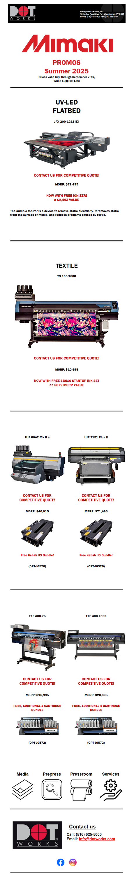 Promotions – DotWorks Sales