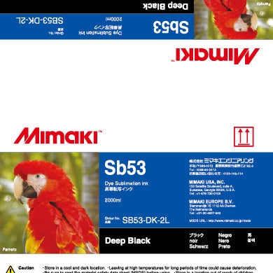 Mimaki Dye Sub Sb53  - 2 Liter Ink Pack