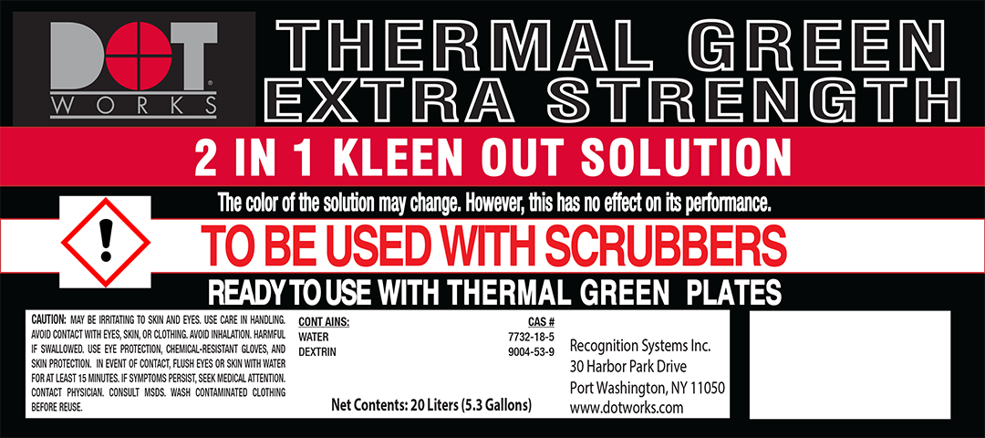 Thermal Green Kleen Out Solution