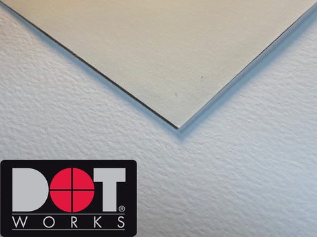 Matte Polyester Fabric for Printing, Dottex, positionable adhesive, wall/mural material