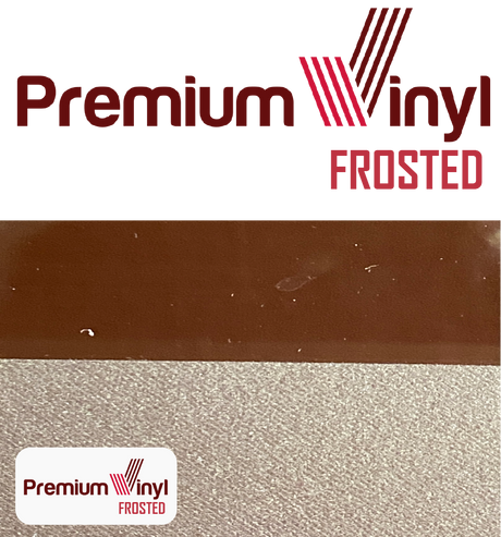 adhesive-backed frosted vinyl for inkjet, Premium Vinyl Frosted Bubble-Free, from DotWorks