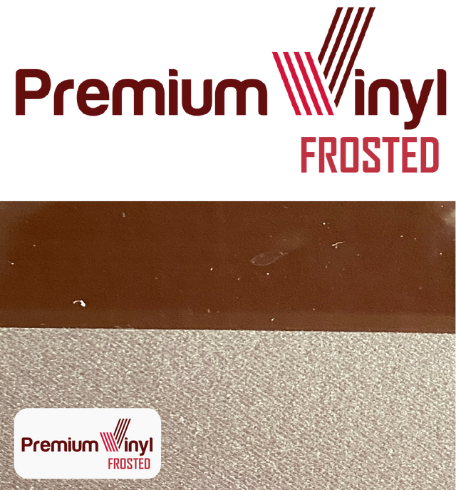 adhesive-backed frosted vinyl for inkjet, Premium Vinyl Frosted Bubble-Free, from DotWorks
